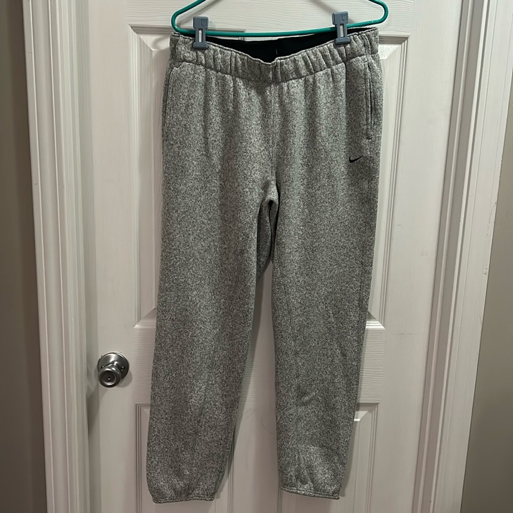 Nike gray fleece jogger pant